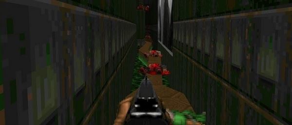  Посмотрите, как выглядел бы Doom, если бы все уровни игры состояли из одного узкого коридора 